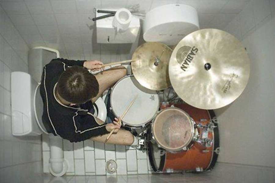 Ein Drummer